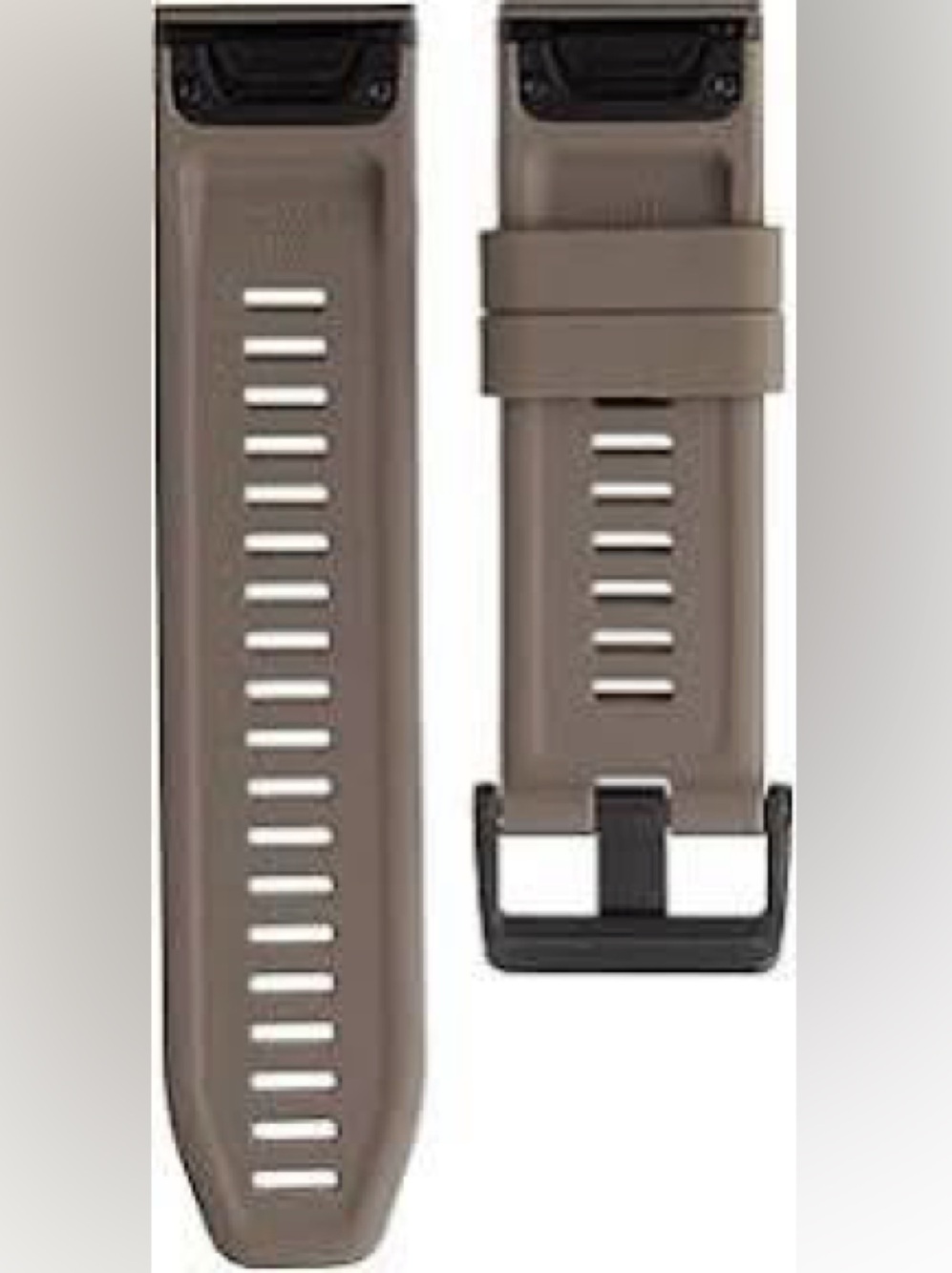 Garmin QuickFit silicone watch band-Dark Sandstone